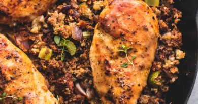 Skillet Chicken and Stuffing