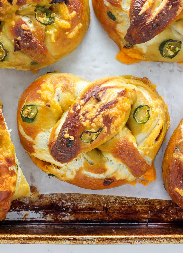 Cheese Stuffed Pretzels