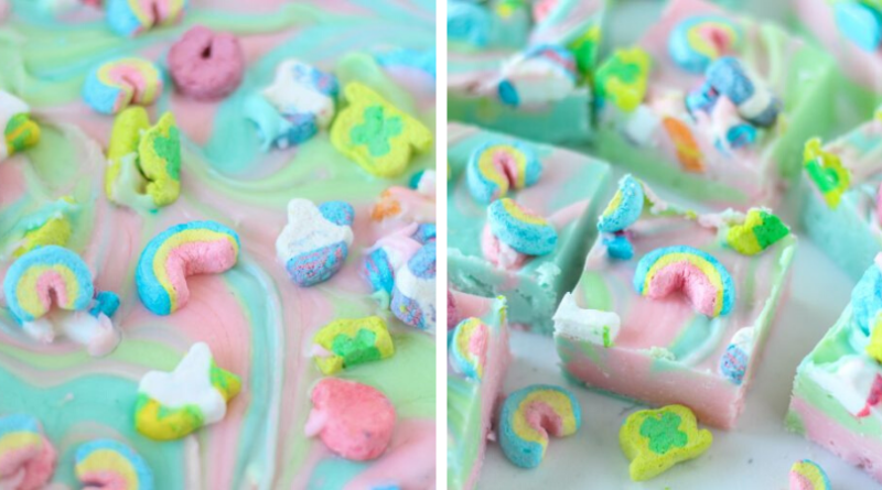 Lucky Charms Fudge